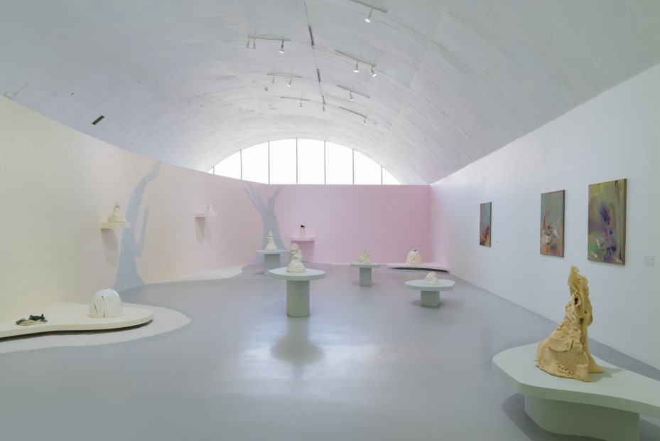 Installation view, Leiko Ikemura: Year of the Usagi, MAZ Museo de Arte Zapopan, Guadalajara, Mexico, 2023