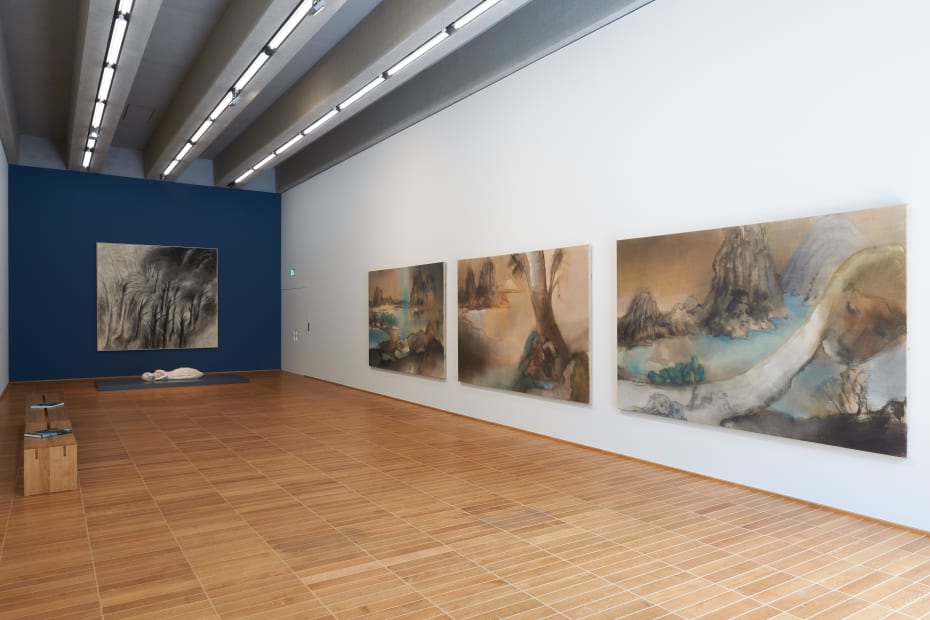 Installation view, Leiko Ikemura: Toward New Seas, Kunstmuseum Basel, Basel, Switzerland, 2019, Photo: Philip Bühler