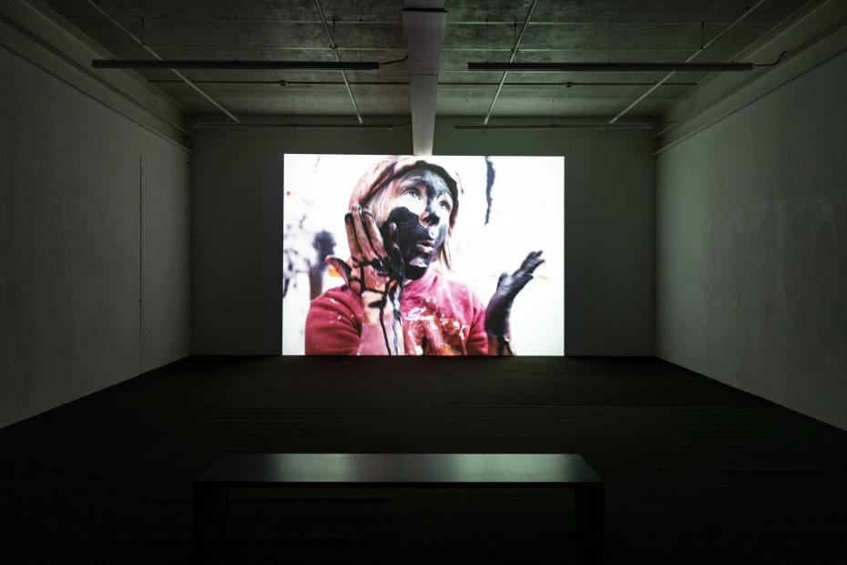 Installation view, Artur Zmijewski: Against, Galerie Peter Kilchmann, Zahnradstrasse, Zurich, Switzerland, 2023, Photo: Sebastian Schaub