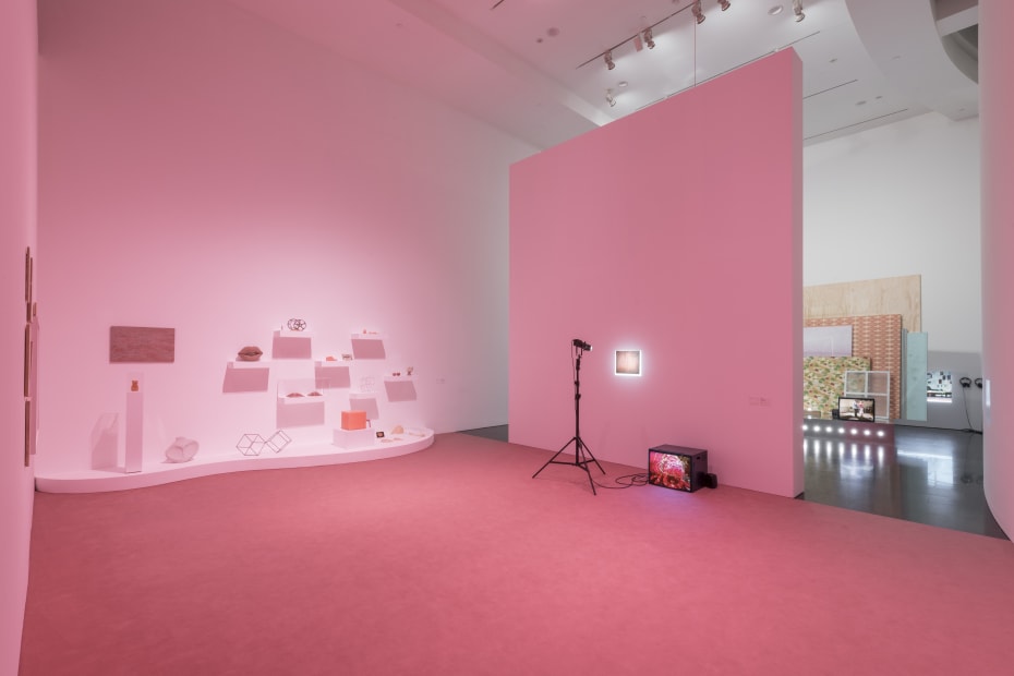 Installation view, Melanie Smith: Farce and Artifice, MACBA, Barcelona, Spain, 2018