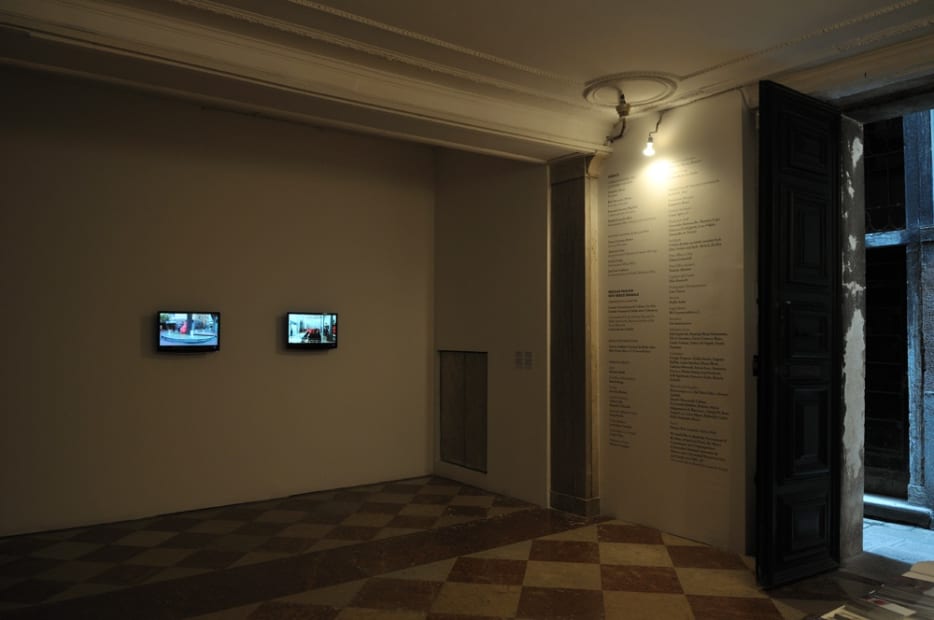 Installation view, Melanie Smith: Red Square Impossible Pink, 54th Venice Biennale, Mexican Pavilion, Venice, Italy, 2011