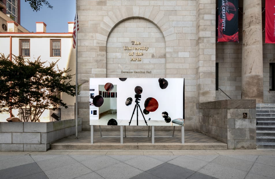Installation view, Paul Mpagi Sepuya: Broad Street Billboard Project, The Hamilton Public Art Project, University of the Arts, Pennsylvania, US, 2021