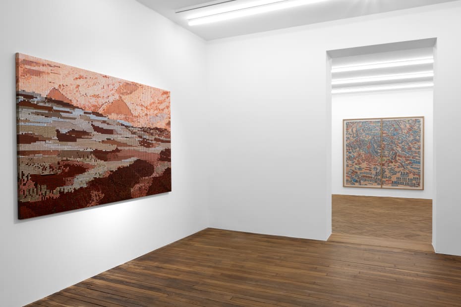 Dagoberto Rodríguez, Solar Storm, Installation view, Galerie Peter Kilchmann, Paris, France, 2023, Photo: Sebastian Schaub