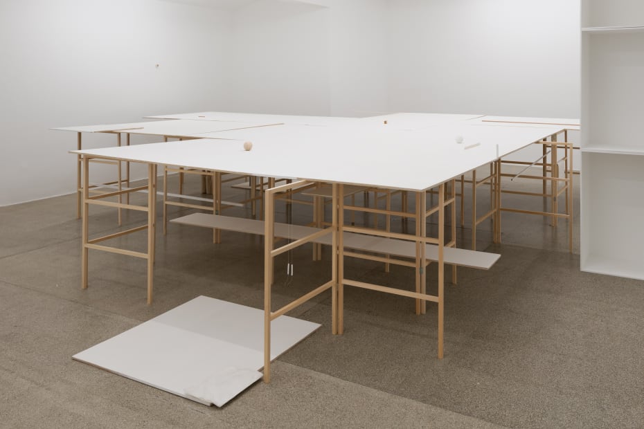 Installation view, Fernanda Gomes, Secession, Vienna Secession, Vienna, Austria, 2019, cur. Jeanette Patcher