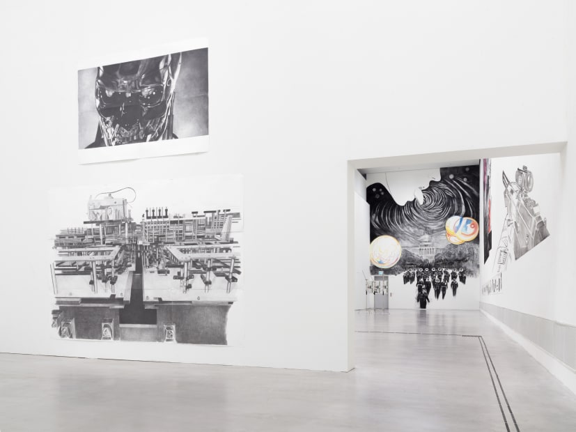 Installation view, Marc Bauer, Berlinische Galerie, Berlin, Germany, 2020-2021