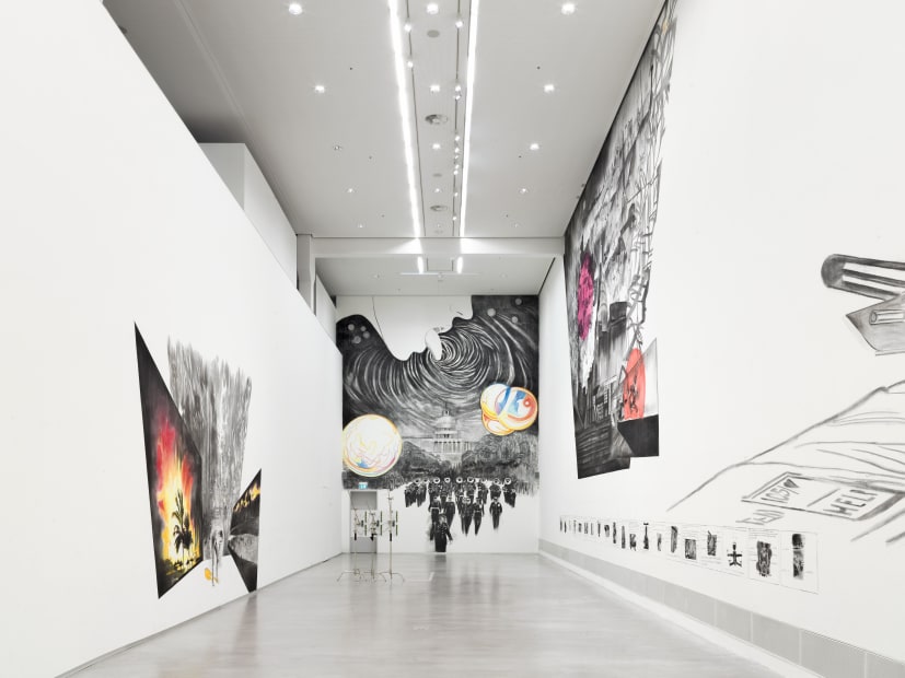 Installation view, Marc Bauer, Berlinische Galerie, Berlin, Germany, 2020-2021