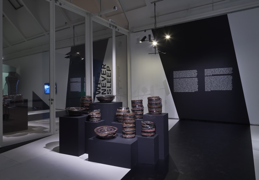 Installation view, We Never Sleep: Fabian Marti, Schirn Kunsthalle, Frankfurt, Germany, 2020