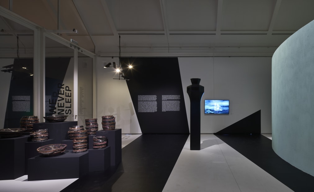 Installation view, We Never Sleep: Fabian Marti, Schirn Kunsthalle, Frankfurt, Germany, 2020