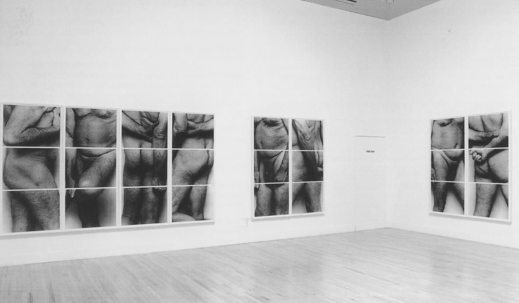 Installation view, Rite of Passage: John Coplans, Tate Modern, London, UK, 1995
