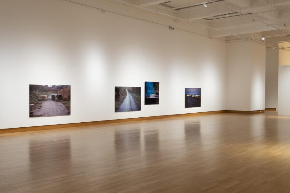 Installation view, Willie Doherty: WHERE, Ulster Museum, Belfast, Northern Ireland, 2021