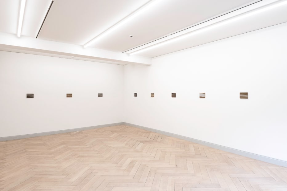 Installation view, Francis Alÿs: Border Barriers Typology, Galerie Peter Kilchmann, Rämistrasse, Zurich, Switzerland, 2021, Photo: Sebastian Schaub