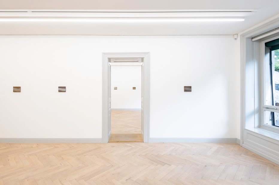Installation view, Francis Alÿs: Border Barriers Typology, Galerie Peter Kilchmann, Rämistrasse, Zurich, Switzerland, 2021, Photo: Sebastian Schaub