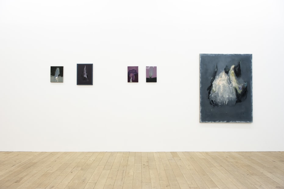 Installation view, Three Statements in Painting: Valérie Favre, Galerie Peter Kilchmann, Zurich, Switzerland, 2011