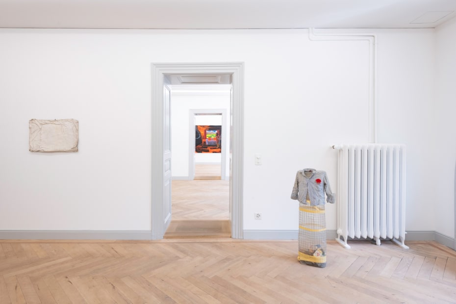 Installation view, Vlassis Caniaris: Selection of works, Galerie Peter Kilchmann, Zurich, Switzerland, 2022, Photo: Sebastian Schaub