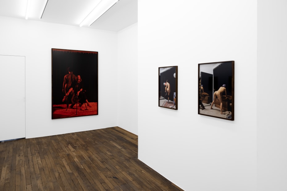 Installation view, Paul Mpagi Sepuya: Lustrer, Galerie Peter Kilchmann, Zurich, Switzerland, 2023, Photo: Axel Fried