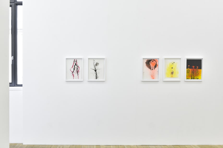 Installation view, Andriu Delpazes: Fluoresce, Galerie Peter Kilchmann, Zurich, Switzerland, 2020, Photo: Sebastian Schaub