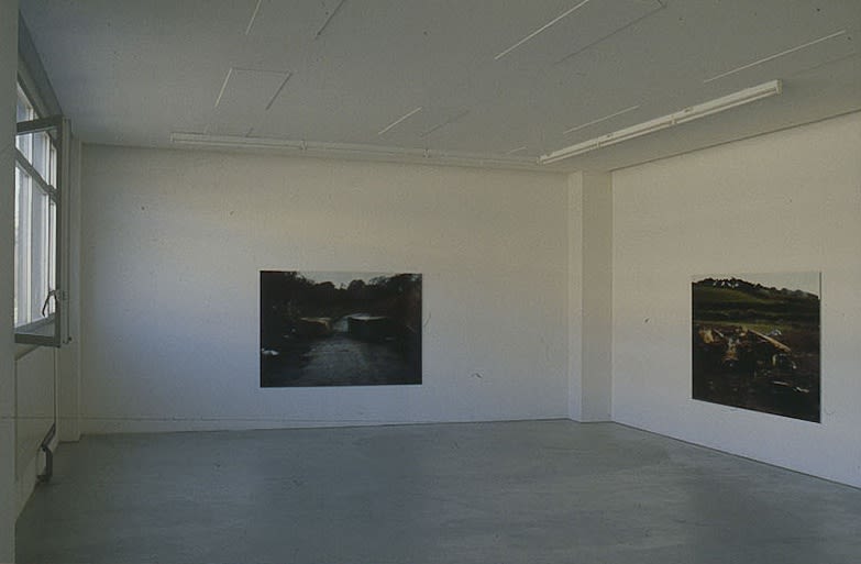 Installation view, Willie Doherty, Galerie Peter Kilchmann, Zurich, Switzerland, 1995