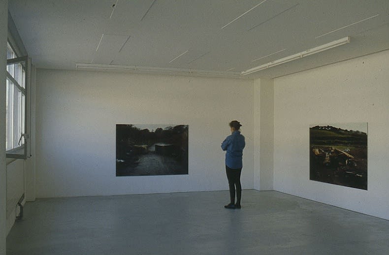 Installation view, Willie Doherty, Galerie Peter Kilchmann, Zurich, Switzerland, 1995
