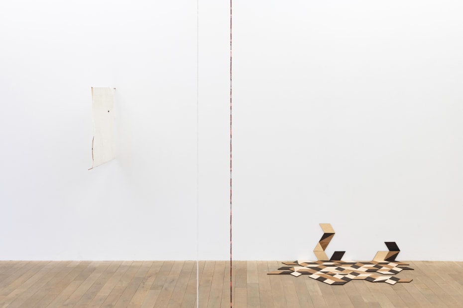Installation view, João Modé: GEOM POEM, Galerie Peter Kilchmann, Zurich, Switzerland, 2023, Photo: Sebastian Schaub
