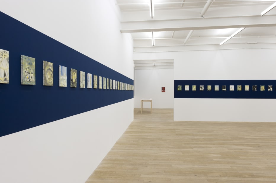 Installation view, Valérie Favre: Paintings, Galerie Peter Kilchmann, Zurich, Switzerland, 2013, Photo: Sebastian Schaub