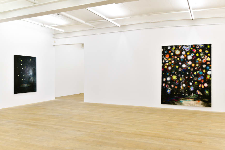 Installation view, Valérie Favre: Bateaux des poètes, Galerie Peter Kilchmann, Zurich, Switzerland, 2021, Photo: Sebastian Schaub