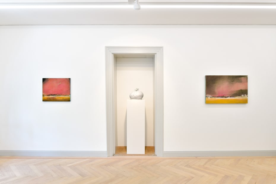 Installation view, Leiko Ikemura: Colors in Motion, Galerie Peter Kilchmann, Zurich, Switzerland, 2021, Photo: Sebastian Schaub
