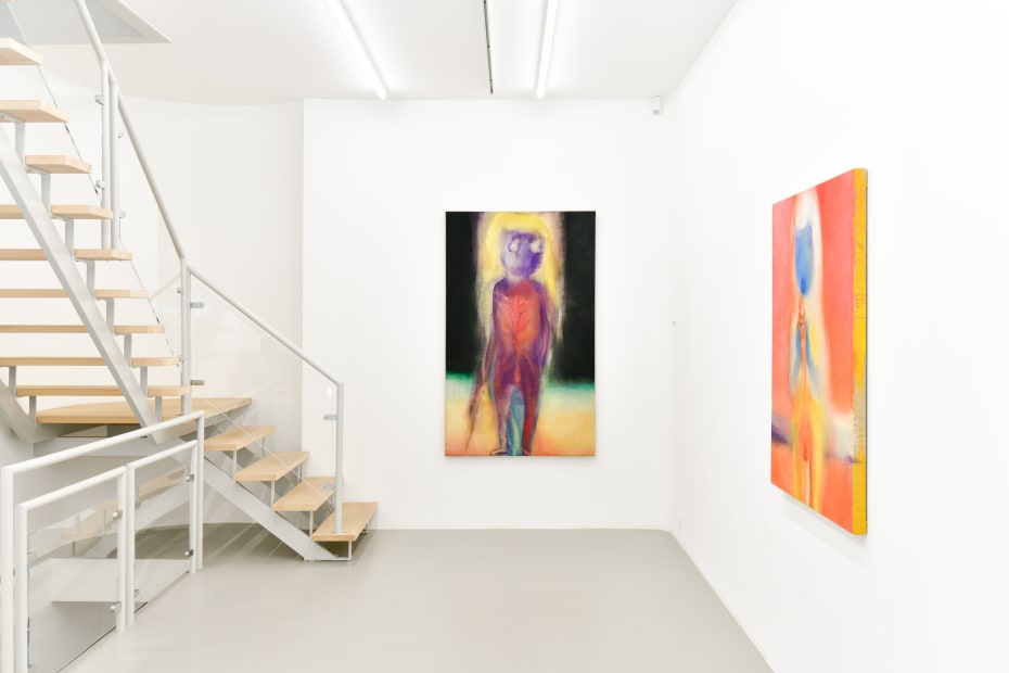 Installation view, Leiko Ikemura: Colors in Motion, Galerie Peter Kilchmann, Zurich, Switzerland, 2021, Photo: Sebastian Schaub