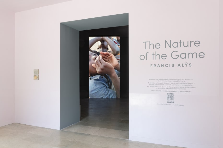 Installation view, Francis Alÿs: The Nature of the Game, Belgian Pavilion, Venice Biennale Arte 2022, Photo: Dario Lasagni