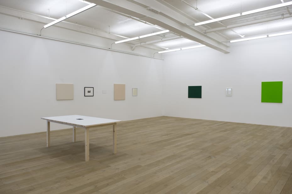 Installation view, Bruno Jakob: Hovering and Pulsing, Galerie Peter Kilchmann, Zurich, Switzerland, 2015, Photo: Sebastian Schaub