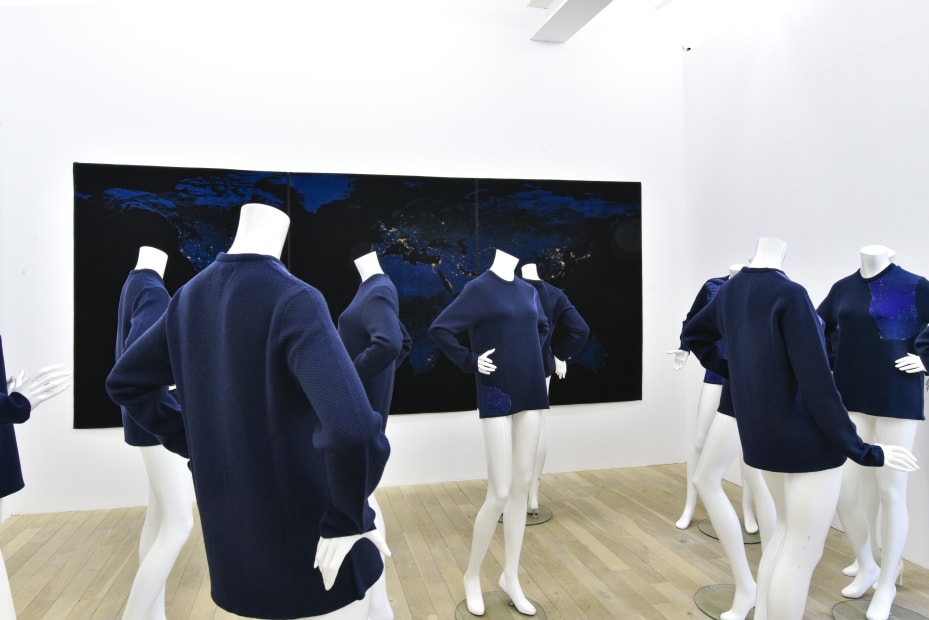 Installation view, Tobias Kaspar: Epicentre, Galerie Peter Kilchmann, Zurich, Switzerland, 2020, Photo: Sebastian Schaub