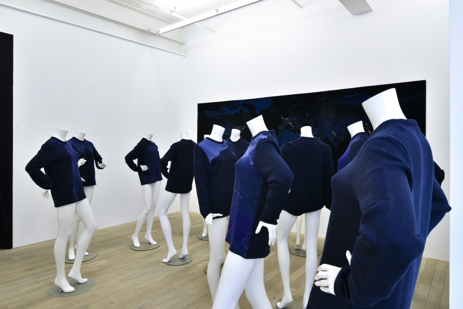 Installation view, Tobias Kaspar: Epicentre, Galerie Peter Kilchmann, Zurich, Switzerland, 2020, Photo: Sebastian Schaub
