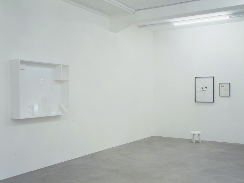 Installation view, Zilla Leutenegger: Off The Wall, Galerie Peter Kilchmann, Zurich, Switzerland, 2010