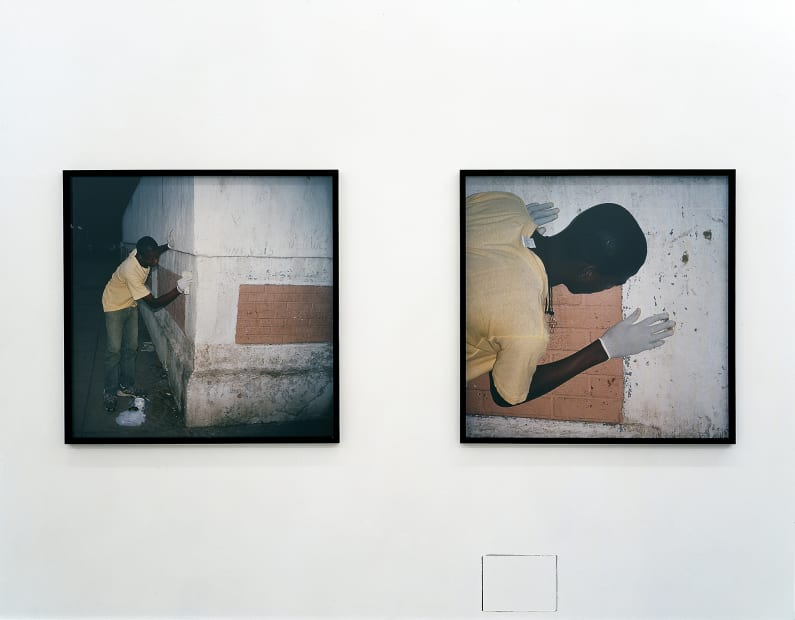 Installation view, Teresa Margolels, Galerie Peter Kilchmann, Limmatstrasse, Zurich, Switzerland, 2003