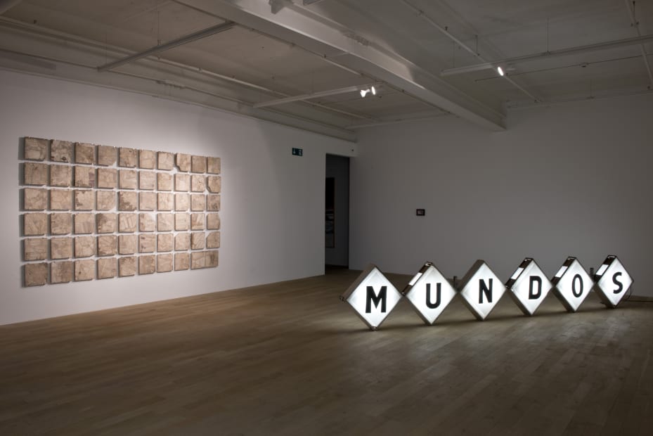 Installation view, Teresa Margolles: Pista de Baile, Galerie Peter Kilchmann, Zurich, Switzerland, 2016, Photo: Sebastian Schaub