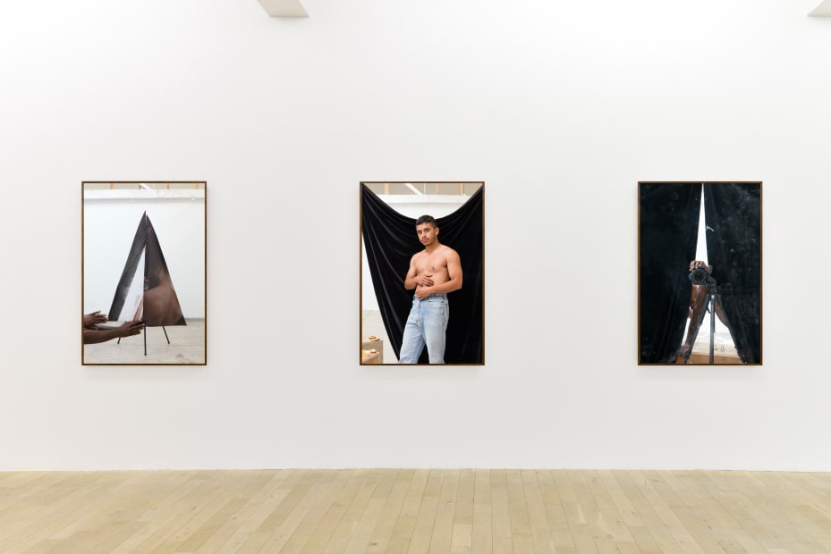 Installation view, Paul Mpagi Sepuya, Galerie Peter Kilchmann, Zurich, Switzerland, 2020, Photo: Sebastian Schaub