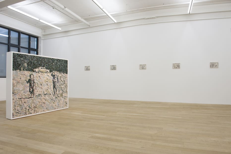 Installation view, Adrian Paci: The Encounter, Galerie Peter Kilchmann, Zurich, Switzerland, 2011