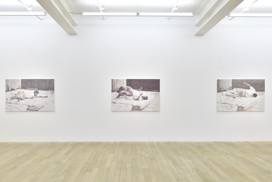 Installation view, Adrian Paci: Prova, Galerie Peter Kilchmann, Zurich, Switzerland, 2020