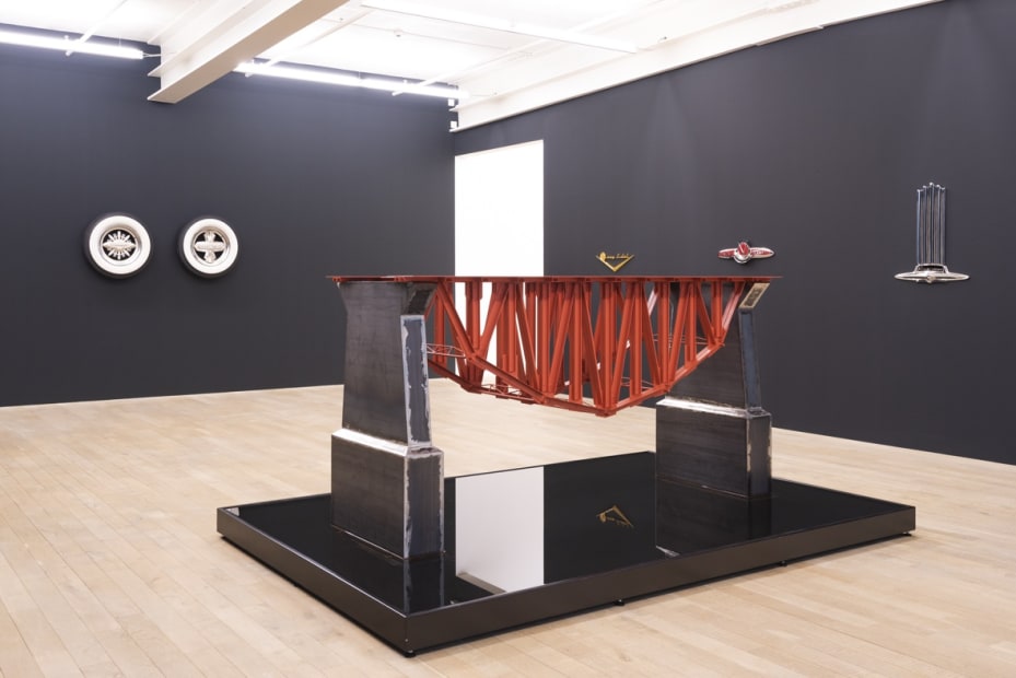 Installation view, Dagoberto Rodríguez: PUENTES INVERTIDOS, Galerie Peter Kilchmann, Zurich, Switzerland, 2019
