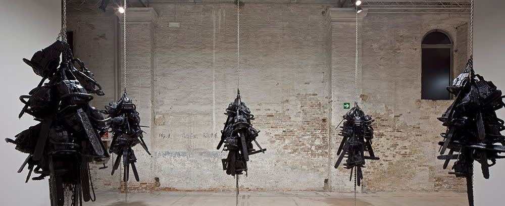 Installation view, Monica Bonvicini, All the World’s Futures, 56th Venice Biennale, Venice, Italy, 2015