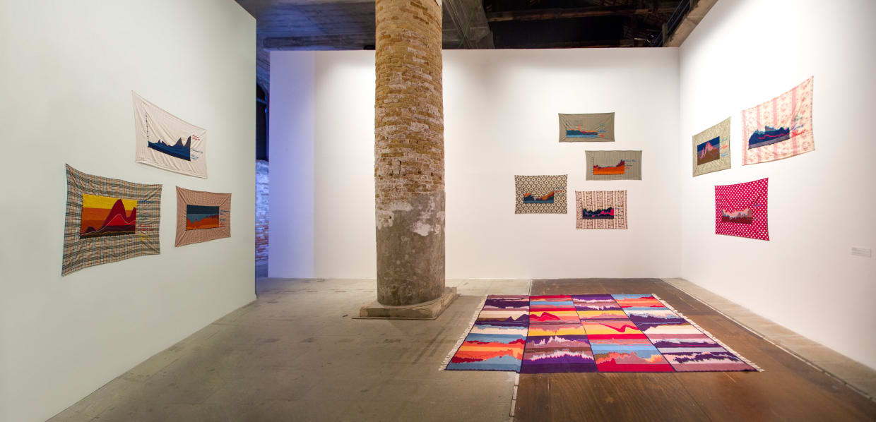 Installation view, Maja Bajević, All the World’s Futures, 56th Venice Biennale, Venice, Italy, 2015