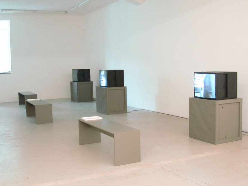 Installation view, Artur Zmijewski, Galerie Peter Kilchmann, Zurich, Switzerland, 2006