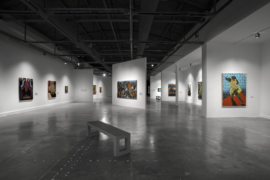 Installation view, Didier William: Nou Kite Tout Sa Dèyè, Museum of Contemporary Art, North Miami, US, 2022-2023, Photo: Michel Lopez