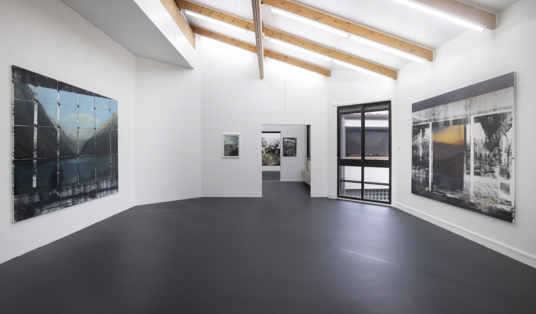 Installation view, Eva Nielsen: Hypersurface, Le point commun, Annecy, France, 2020