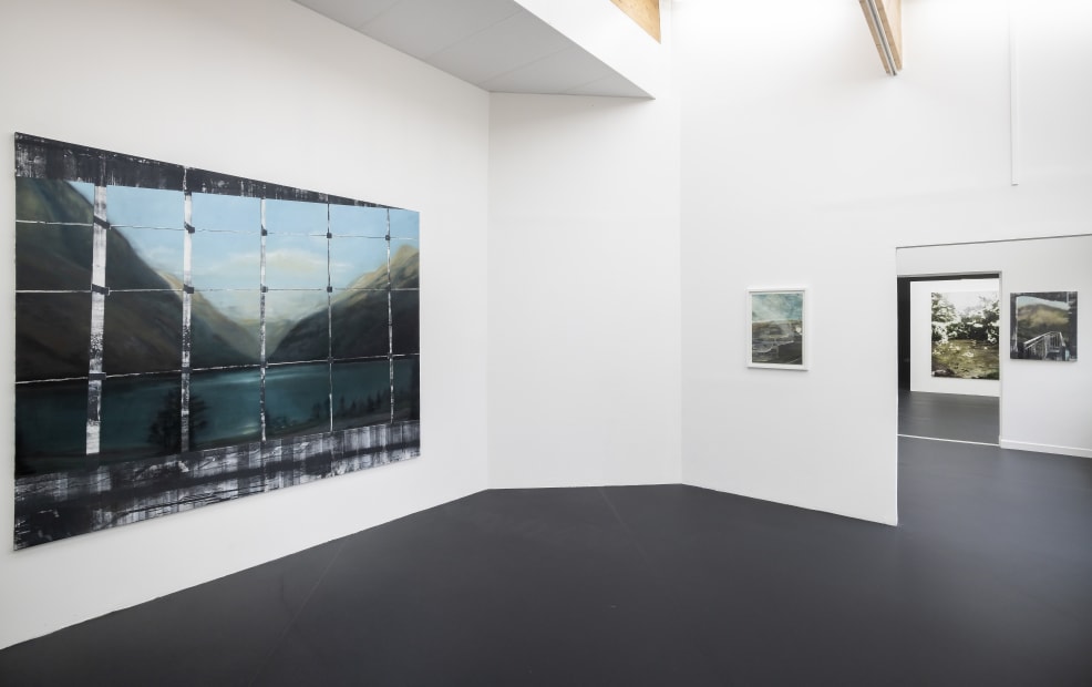 Installation view, Eva Nielsen: Hypersurface, Le point commun, Annecy, France, 2020