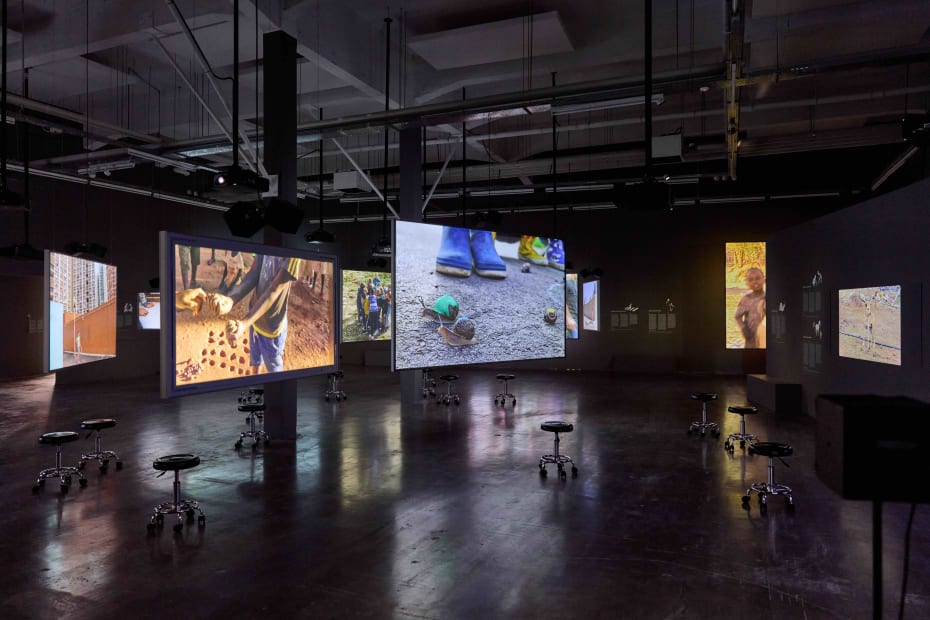 Installation view ‘Francis Alÿs: The Nature of the Game’, WIELS, Brussels, 2023. Photo: We Document Art.