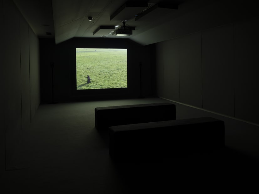 Maja Bajevic, Green, Green Grass of Home, installation view of exhibition PERFORMING PAC. Dance Me to the End of Love, PAC Milano, 2023. Courtesy PAC Padiglione d'Arte Contemporanea. Photo Nico Covre, Vulcano agency