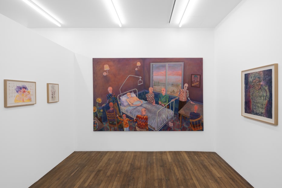 Exhibition views, Andriu Deplazes, Plaines en jachère, Galerie Peter Kilchmann, Paris, 2023. Photo: Axel Fried