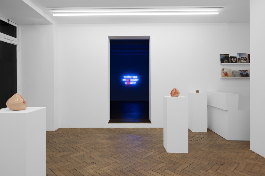 Exhibition views: Damaged Goods, Maja Bajević, Galerie Peter Kilchmann Paris, 2024. Courtesy the artist and Galerie Peter Kilchmann Paris/Zurich. Photos: Axel Fried.