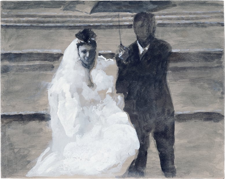 Adrian Paci, The Wedding III, 2003, Series of 10 works, each gouache on paper, mounted on wood, Each 40 x 50 cm (15.7 x 19.7 in.)