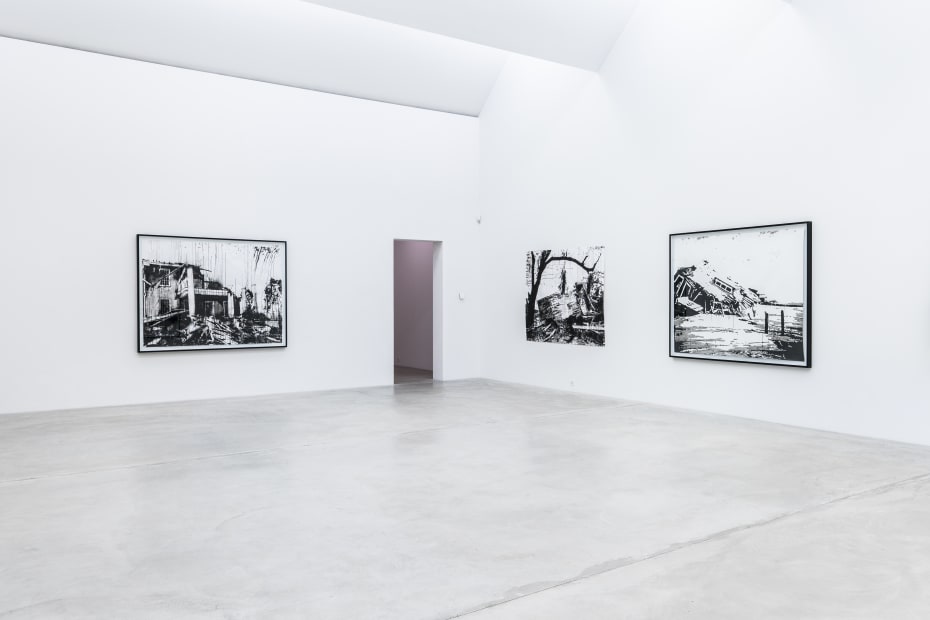 Installation view, Monica Bonvicini: Hurricanes and Other Catastrophes, Kunstmuseum Winterthur, Winterthur, Switzerland, 2022